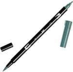 Tombow ABT-228 Fasermaler Dual Brush Pen mit zwei Spitzen, grey green