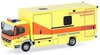 Herpa LKW Modell Mercedes-Benz Atego 2004 Koffer-LKW Bundeswehrkrankenhaus...