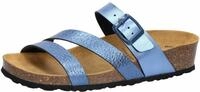 Lico Damen Natural Glitter Hausschuhe, Blau, 39 EU