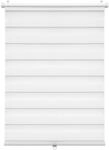 WOLTU Doppelrollo Schnurlos Klemmfix ohne Bohren Wei&szlig; B70 x H150 cm, Duo Rollo