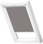 VELUX Verdunkelungsrollo (DKL), wei&szlig;e Seitenschienen, FK08, Grau | Standard...