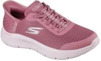 Skechers Damen Go Walk Flex Grand Entry Slip-InTurnschuhe, Rose Textile/Trim,...