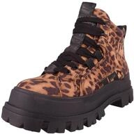 Buffalo Aspha Nc Mid - Schwarz/Beige Leo Kunstleder Weite Normal, Schuhgr&ouml;&szlig;e 41