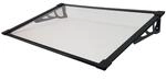 TRUTZHOLM Aluminium Vordach Haust&uuml;rvordach Pultvordach 150 x 90 cm Schneelast...