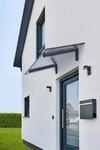 Gutta Pultvordach Haust&uuml;rdach Vordachsystem PT/SE 150 x 98 x 34,5 cm Anthrazit