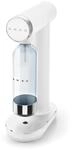 Smeg, SKC01WHM Wassersprudler mit Sprudelregler und Tropfschale, 800-ml-Flasche,