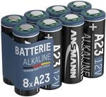 ANSMANN A23 12V Alkaline Batterie - 8er Pack MN21 Batterien geeignet f&uuml;r
