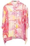 Betty Barclay Damen Tunika-Bluse mit Fledermaus&auml;rmeln One, Ros&eacute;/Yellow