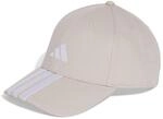 adidas Unisex Bball 3S New Logo Hat, Wonder Alumina/White, XS-S