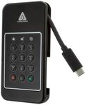 Apricorn Aegis NVX SSD verschl&uuml;sselt 1 TB extern tragbar NVMe USB 3.2 Gen 2 USB-C
