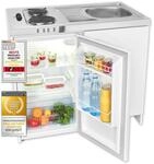 Exquisit Mini-K&uuml;che Pantry KK1085 weiss | K&uuml;hlschrank mit 76 l Nutzinhalt 