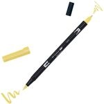 Tombow ABT-991 Fasermaler Dual Brush Pen mit zwei Spitzen, light ochre