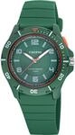 Calypso Herrenuhr Analog Kautschuk Gr&uuml;n - Quarz - Wasserdicht 10 ATM - Herrenuhr