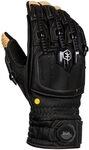 Knox Handroid POD MK5 schwarz sand Motorradhandschuhe mit kurzer Stulpe CE