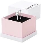 Pandora Gravierbarer Herz Strahlenkranz Ring 193801C01 Damenring