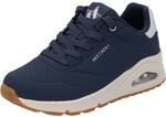 Skechers Damen UNO Golden Air Turnschuhe, Navy Durabuck/Silver Trim, 41 EU