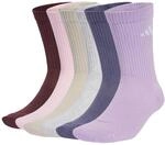 adidas Unisex CUSHIONED CREW SOCKS 6 PAIR PACK, Aurora Ruby/Preloved...