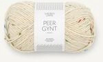 SANDNES GARN Peer Gynt - Farbe: Natur M/Tutti Frutti Tweed (1044) - 50 g/ca. 91 m