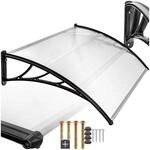 tectake&reg; Vordach f&uuml;r Haust&uuml;r, &Uuml;berdachung Terrasse T&uuml;r, Haust&uuml;r Vordach,...