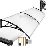 tectake&reg; Vordach f&uuml;r Haust&uuml;r, &Uuml;berdachung Terrasse T&uuml;r, Haust&uuml;r Vordach,...