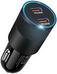 Kfz Ladeger&auml;t USB C, AILKIN 60W Dual PD 3.0 Port Zigarettenanz&uuml;nder USB Ladeger&auml;t