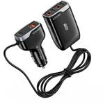 SUNDAREE Auto Ladeger&auml;t Multiport,123W USB C 6 Port 12V QC PD Type C Kfz