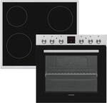 Telefunken Einbauherd-Set | Elektro-Herd-Kochfeld-Kombination | Backofen mit