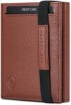 VON HEESEN Slim Wallet mit RFID Schutz - Geldb&ouml;rse Herren klein - Mini Geldbeutel