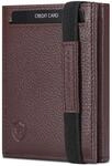 VON HEESEN Slim Wallet mit RFID Schutz - Geldb&ouml;rse Herren klein - Mini Geldbeutel