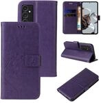 LBH Handy H&uuml;lle f&uuml;r Samsung Galaxy S24 Case Handytasche Schmetterling Blumen Flower