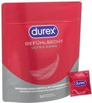 Durex Gef&uuml;hlsecht Ultra Kondome &ndash; Extra d&uuml;nne Spitze & mit Silikongleitgel