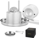 VEVOR Ice Ball Maker Eiskugelpresse Satz 60 mm, Eisw&uuml;rfelform Eiskugelform mit