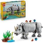 LEGO Creator 3in1 Wild Animals: Majestic Rhino with Birds Toy - Animal Figure