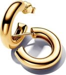 Pandora Essence Runde Offene Ohrringe aus Sterling Silber mit vergoldeter