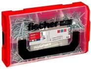 fischer FixTainer PowerFast II Spanplattenschraube, vorsortierte Sortimentsbox mit
