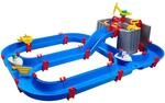 AquaPlay Harbour Wasserbahn - Outdoor-Wasserspiel mit Bahn, Booten und 2