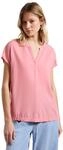Street One QR Shirtblouse w Splitneck Uni Blush Peach 42