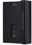 VON HEESEN Leder Slim Wallet - Geldbeutel mit RFID Schutz - Mini Geldb&ouml;rse f&uuml;r