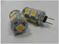 I-SHUNFA G4 LED Lampen,AC/DC 12V 1.3W Ersatz für 15~20W Halogen,Warmweiß LED