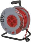 EMOS - Kabeltrommel 40m - 4 Schuko-Steckdosen - 230 V, 16 A, 3680 W -...