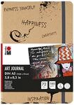 Marabu Notebook Art Journal, 72 Blatt, DIN A5, naturwei&szlig; | 180 g/m&sup2; Papier fein