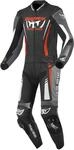 Berik Absolute GP2 2-Teiler Motorrad Lederkombi, schwarz/grau/rot, 48