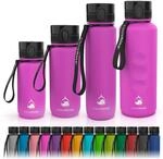 coolrhino Trinkflasche 1,5l f&uuml;r Sport, Outdoor, Schule, Fitness & Kinder -