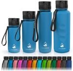 coolrhino Trinkflasche 1,5l f&uuml;r Sport, Outdoor, Schule, Fitness & Kinder -