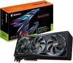 Gigabyte AORUS GeForce RTX 5070 Ti Master 16G Grafikkarte - 16GB GDDR7, 256 Bit,