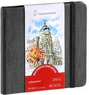 Hahnem&uuml;hle Aquarellbuch, 200 g/m&sup2;, feine K&ouml;rnung, 30 Blatt, naturwei&szlig;,...