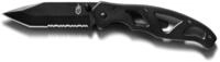Gerber Taschenklappmesser mit Teilwellenschliff und Taschenclip, Klingenl&auml;nge: 8,9