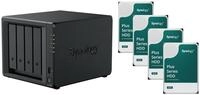 agemeo NAS DiskStation DS425+ mit 4X Festplatte 6TB HAT Plus und mit 2GB RAM, total: