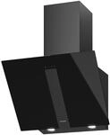 Oranier Kopffreihaube 60 cm - schwarze Abluft Dunstabzugshaube mit wei&szlig;er LED