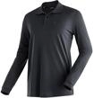 Maier Sports Herren Polo-Shirt Ulrich L/S, Langarm piqu&eacute; Polohemd